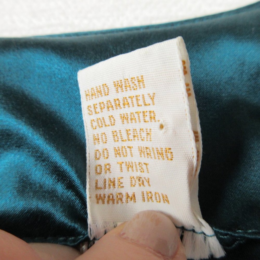 Victoria's Secret Teal Robe Size OS Gold Label - Picture 6 of 11